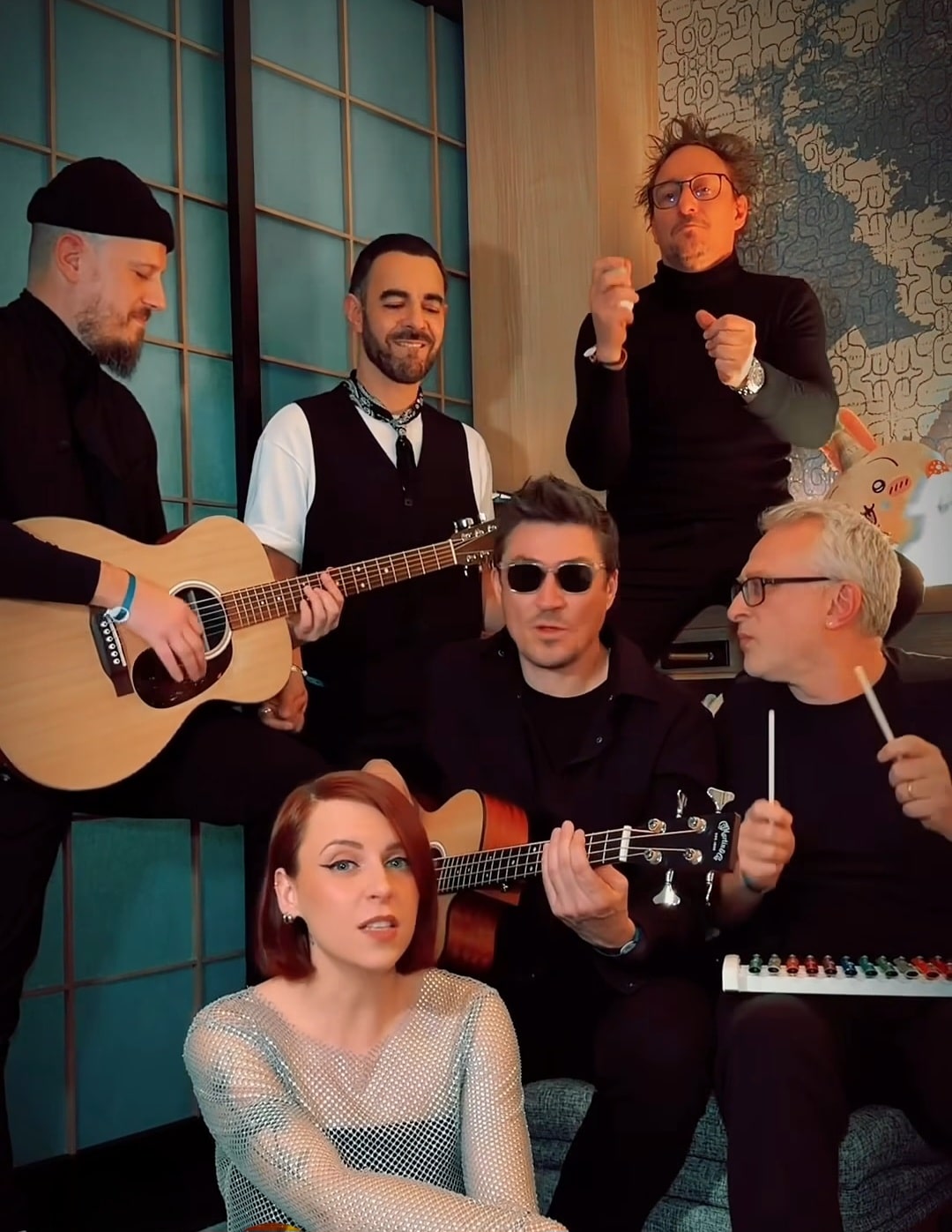 groupe d'artistes musiciens